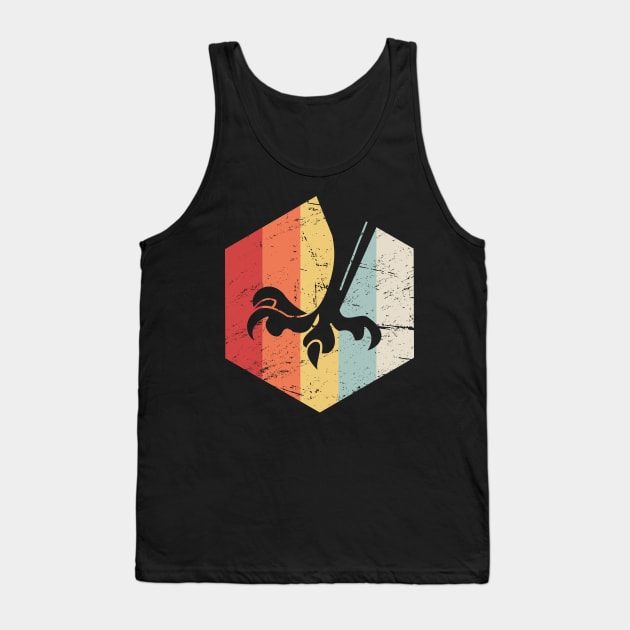 Retro 70s Birding Icon | Bird Watching Tank Top by MeatMan